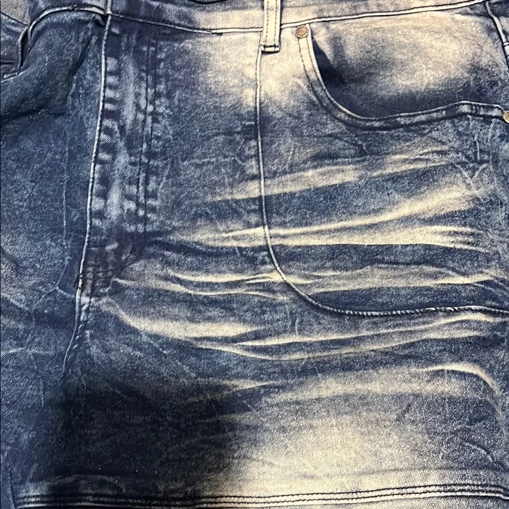 Men's Blue Denim Shorts